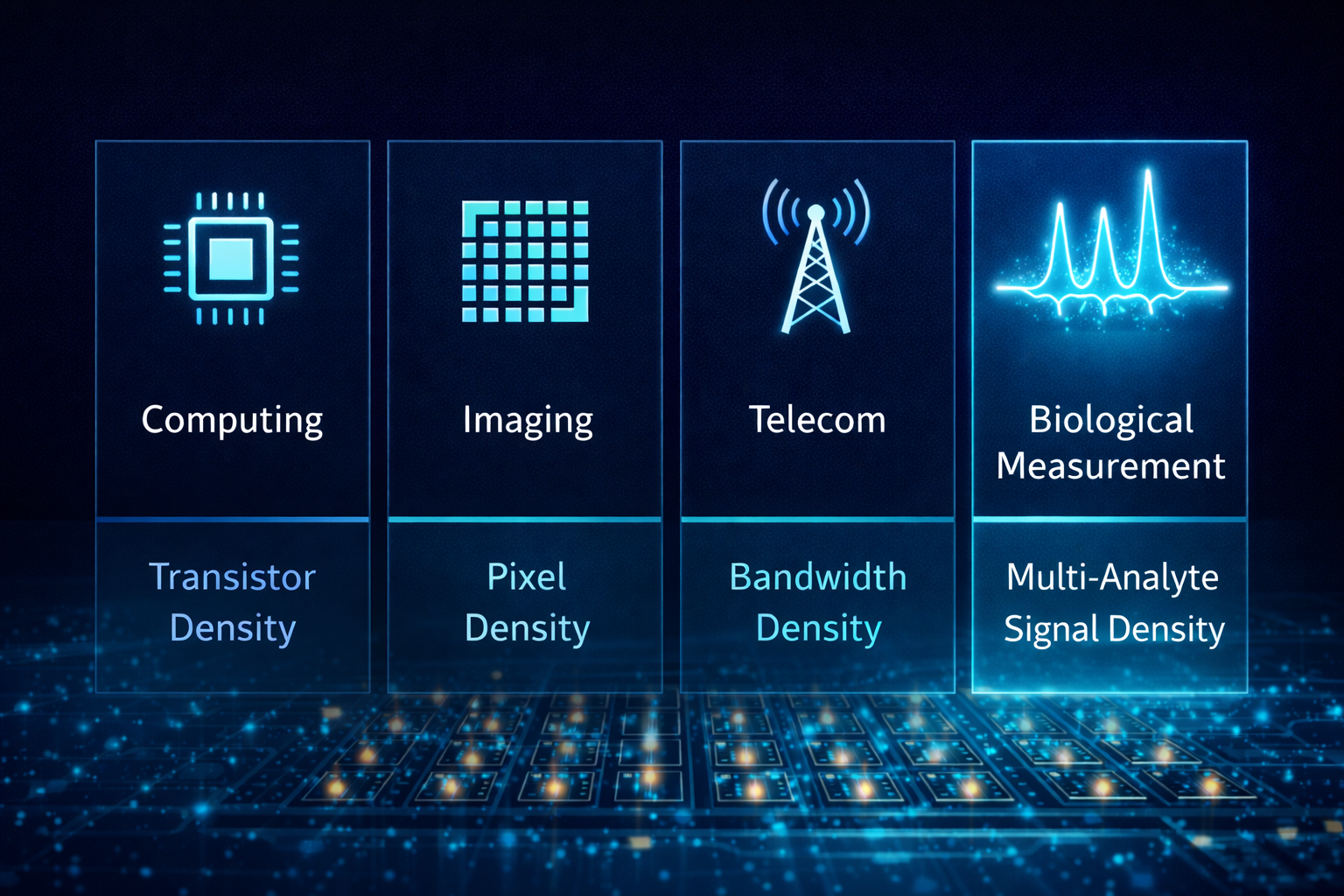 Transistors to signal density