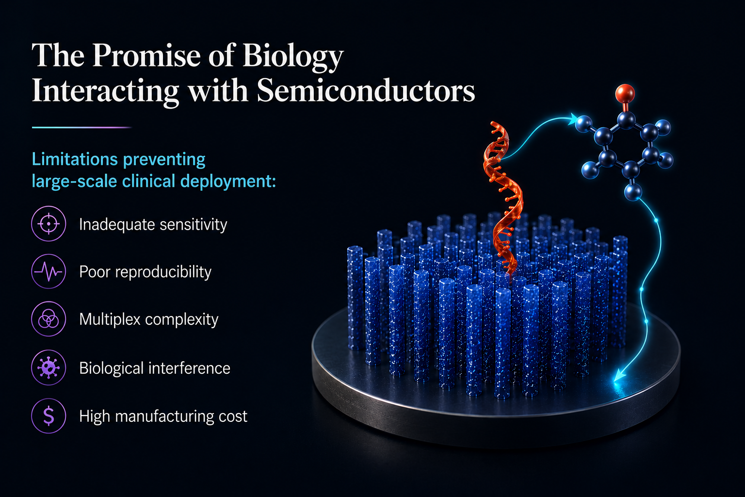 The promise of biology interacting with semiconductors