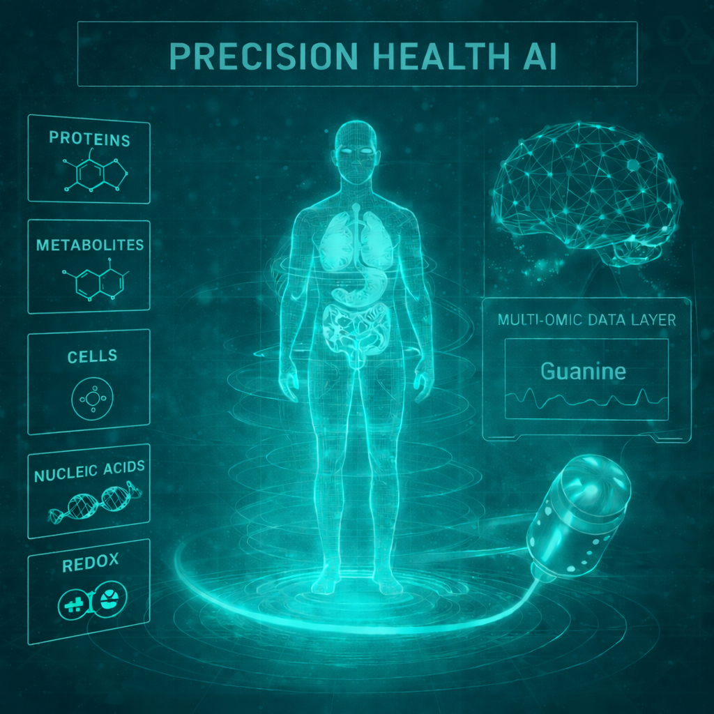 Precision Health AI hologram